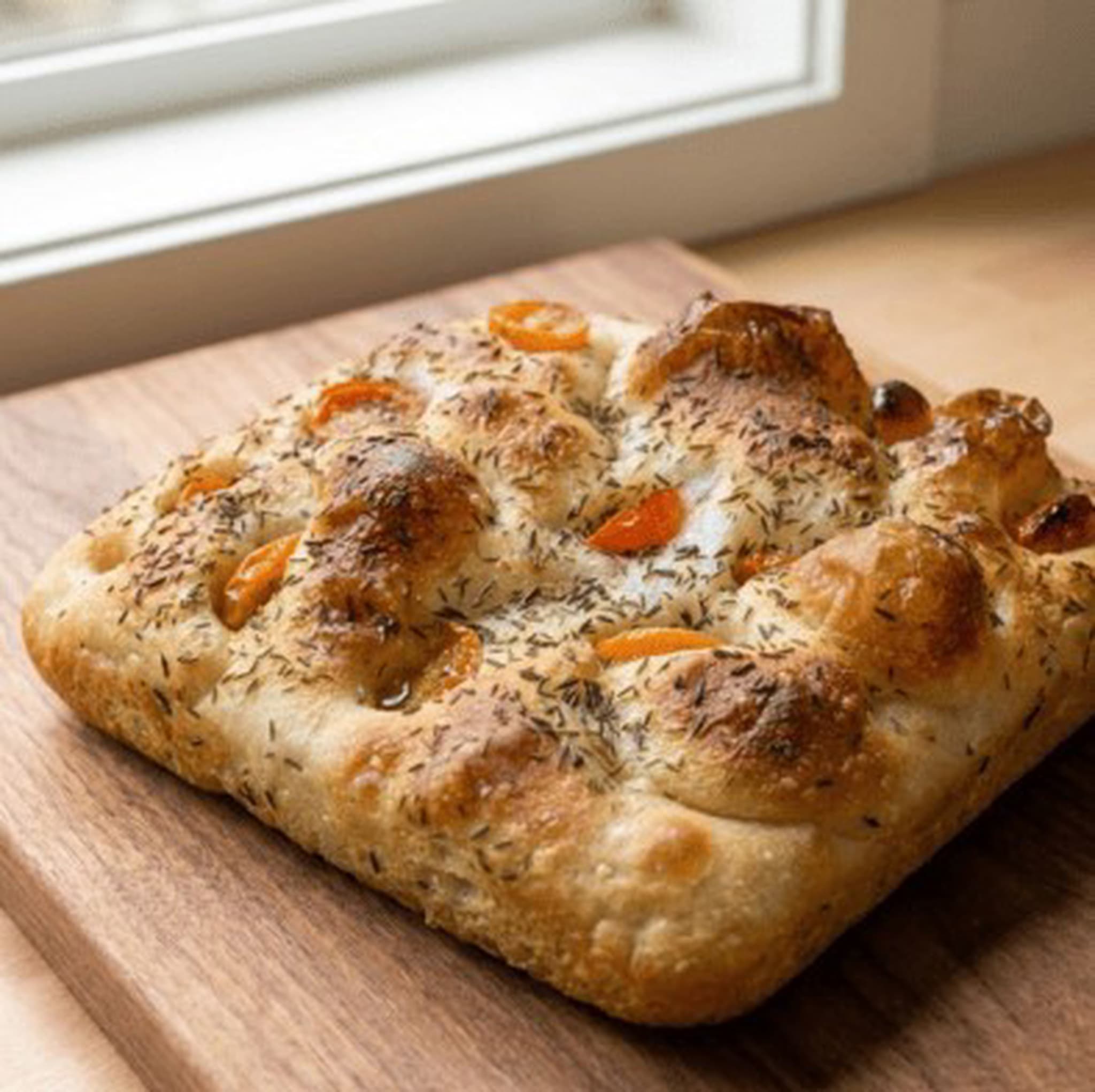 Tomato, Garlic + Thyme Focaccia
