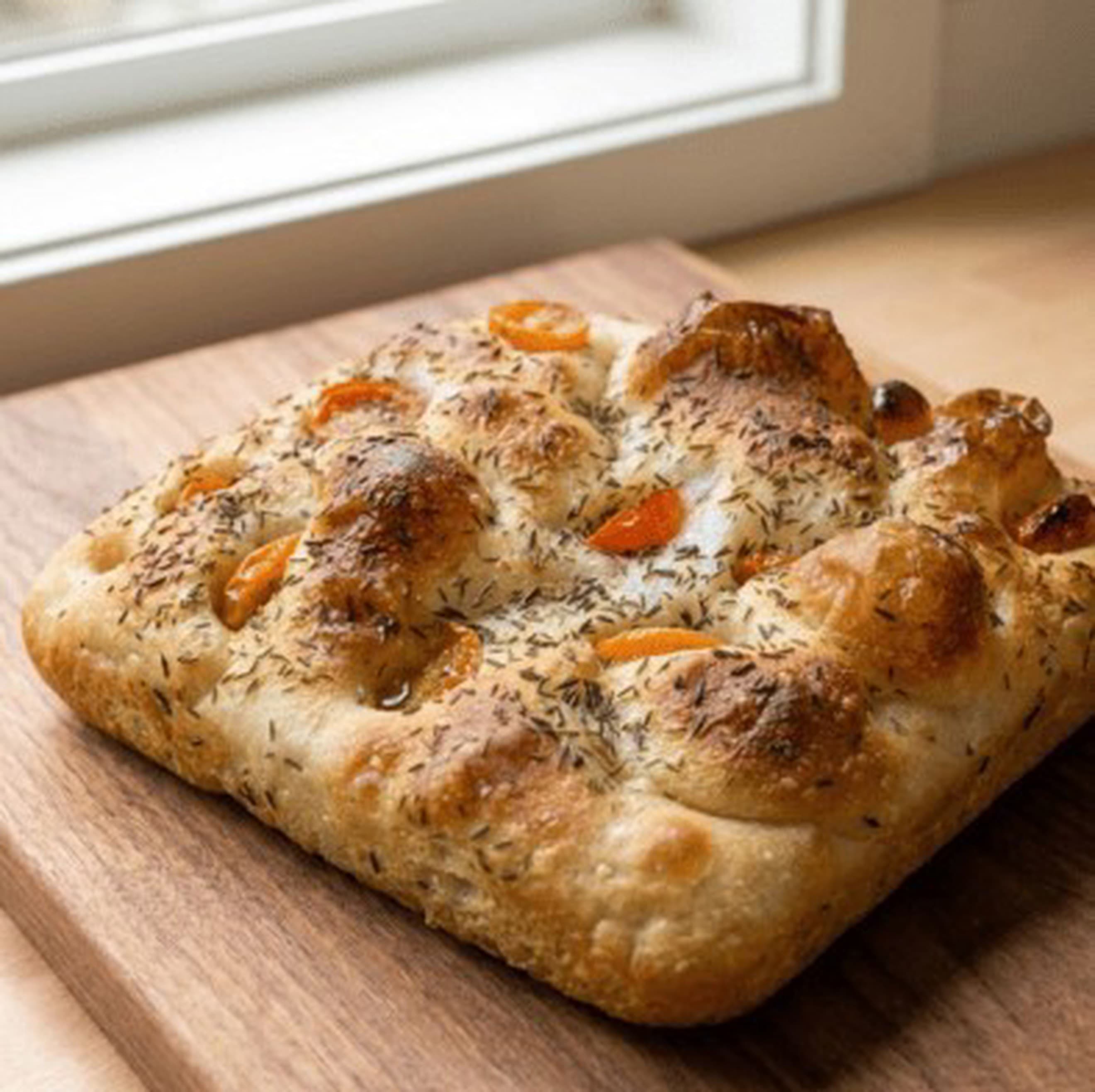 Tomato, Garlic + Thyme Focaccia