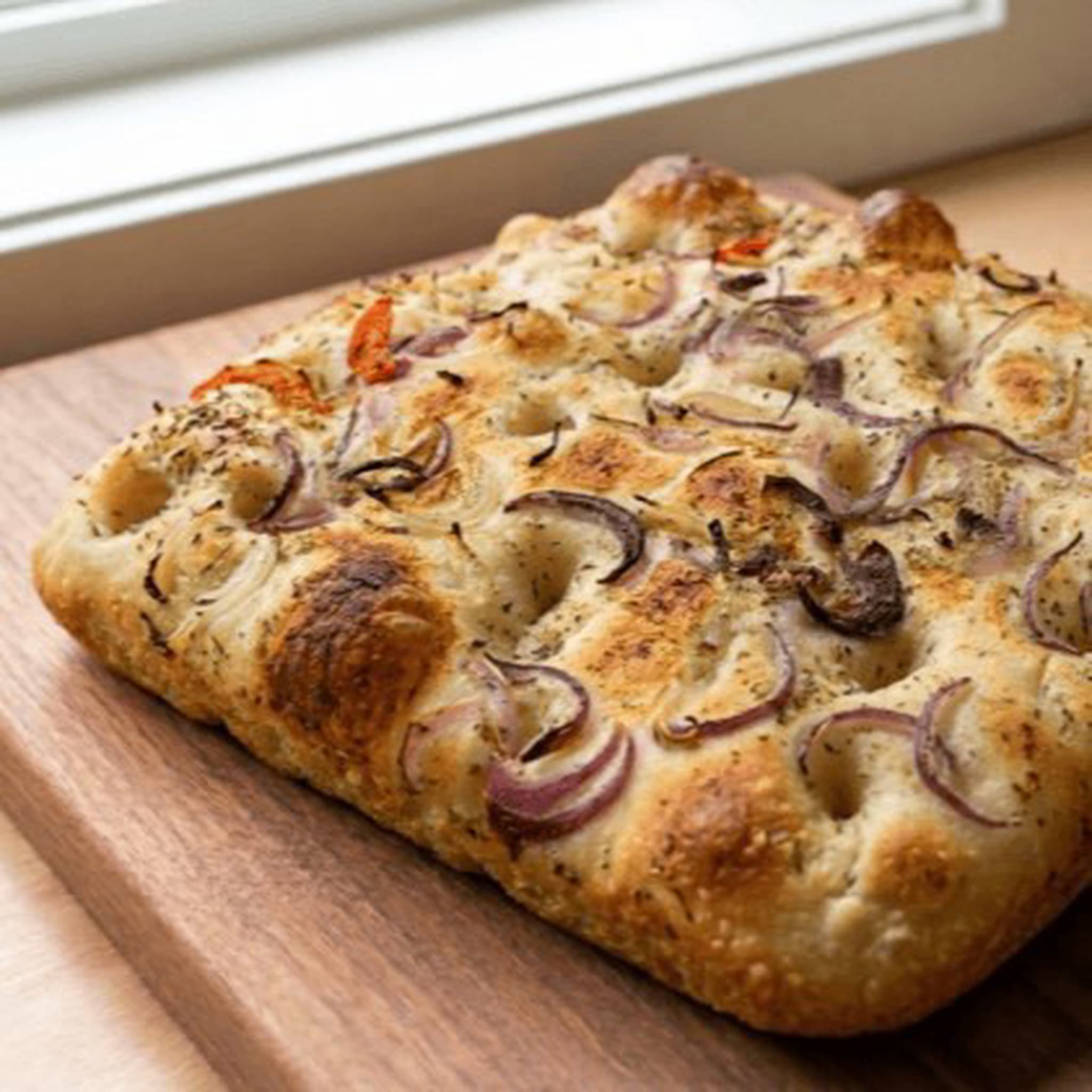 Tomato, Onion + Olive Focaccia